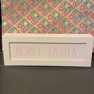 Rae Dunn “Hoppy Easter” sign